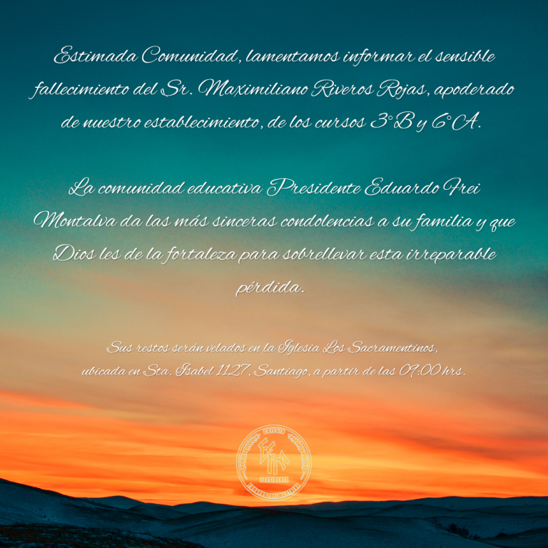 Sensible fallecimiento